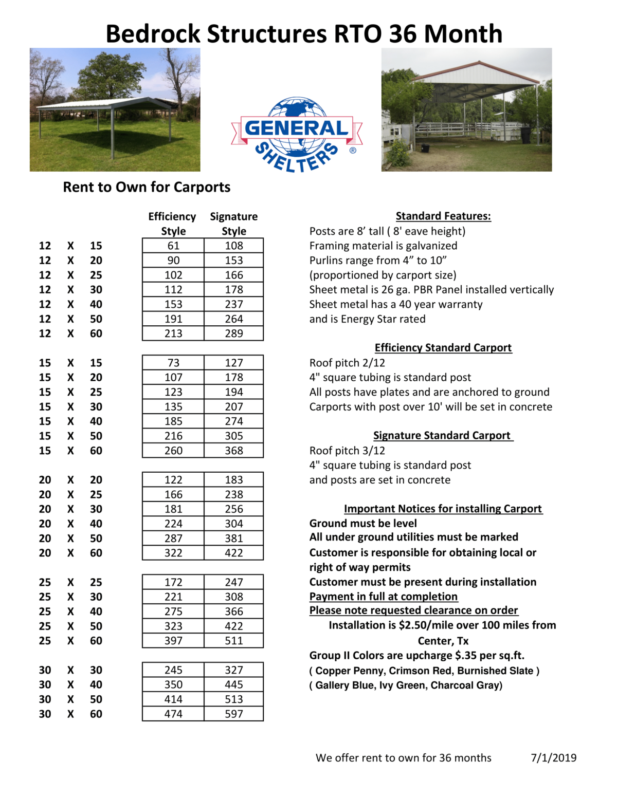 Carports – General Shelters Of Texas